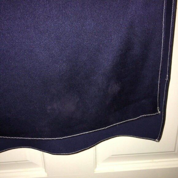 Vintage St. John Navy Silk Scarf - Picture 2 of 5